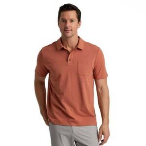 NWT Free Fly Bamboo Current Polo Shirt Size Large